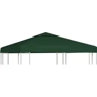 VidaXL Pavillon-Ersatzdach 310 g/m2 3 x 3 m Grün