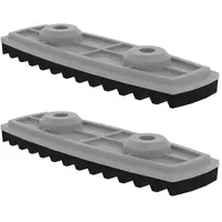 Günzburger MUNK nivello-Fußplatte Standard für Holmhöhe 58/73 mm
