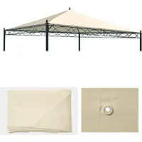 Mendler Ersatzbezug für Dach Pergola Pavillon Cadiz 3x3m ~