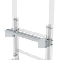 Günzburger MUNK Ausstiegstritt Alu blank Spaltmaß 150 mm