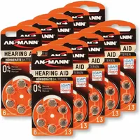 Ansmann Hörgerätebatterie PR48 Knopfzelle 310 mAh 60 St.
