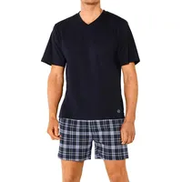 S.Oliver Pyjama (2 tlg 1 Stück), mit seitlichen Eingrifftaschen,