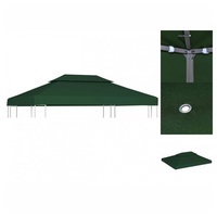 VidaXL Pavillon-Dachplane Ersatzdach 310 g/m2 Grün 3x4 m