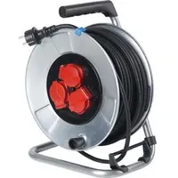 As - Schwabe as-Schwabe 10316 Kabeltrommel 50.00m Schwarz Schutzkontakt-Stecker