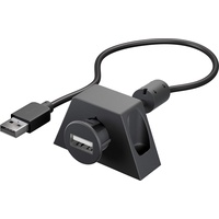 Goobay USB 2.0 Verlängerungskabel mit Montagehalterung 1,2 m USB