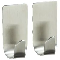 Tesa Powerstrips Haken Waterproof Zoom Edelstahl Small 2 Stück