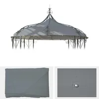 MCW Ersatzbezug für Dach Pergola Pavillon Cabrera Ø 3m