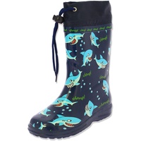 Beck Jungen Sharks Gummistiefel, Blau, 29 EU