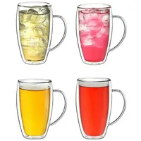 Creano Teeglas doppelwandig 0,4 l 4 St.