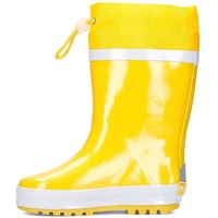 Playshoes Kinder Gummistiefel aus Naturkautschuk, warme Unisex Regenstiefel mit