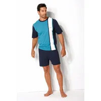 H.I.S. H.I.S Pyjama in türkis-marien-weiß | Gr.: 60/62