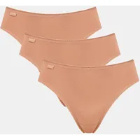 SLOGGI Damen 24/7 Cotton Tai C3P Slip, Brush, 48
