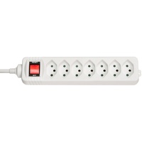 Lindy 73168 Steckdosenleiste mit Schalter 7fach Weiß CH-Stecker 1St.