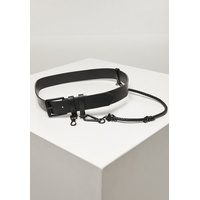 URBAN CLASSICS Imitation Leather Belt With Key Chain -