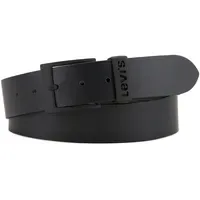 Levi's Gürtel Ashland Metal Leder schwarz 105