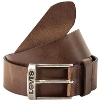Levi's Herren New Duncan Gürtel Dark Brown) 85 Braun