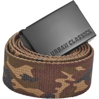 URBAN CLASSICS Long Canvas Belt Schwarz (Black 00007), one