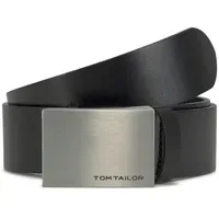 Tom Tailor Koppelgürtel Leder 4 cm schwarz 65