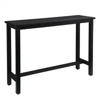 Woltu 1x Bartisch Bistrotisch Stehtisch Esstisch, Metallgestell, Tischplatte aus