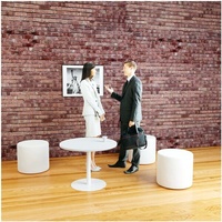 Paperflow Beistelltisch rund Braun Buche 60 x 60 x