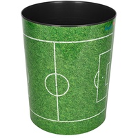Läufer Papierkorb Fußballfeld,