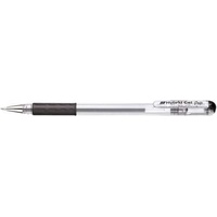 Pentel Hybrid Gel Grip K116 Gelschreiber schwarz/transparent 0,3 mm,