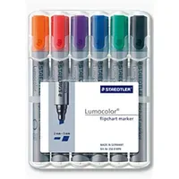 Staedtler Flipchartmarker 6 St. 2,0 - 5,0 mm Schwarz/Blau/Rot/Grün/Orange/Lila