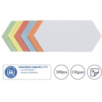 Franken Moderationskarten farbsortiert 9,5 x 20,5 cm, 300 Blatt
