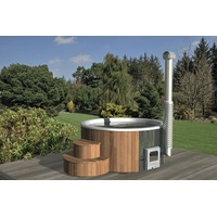 Wolff Finnhaus Badebottich Hot Tub Ø 200 cm Thermoholz