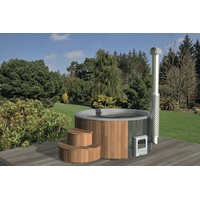 Wolff Finnhaus Badebottich Hot Tub Ø 200 cm Thermoholz