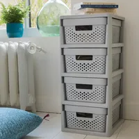 Curver étagère Infinity avec 4 tiroirs