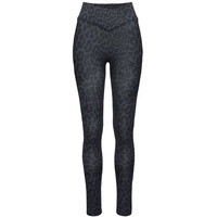LASCANA ACTIVE Leggings Damen grau-schwarz-leo Gr.48/50