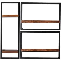 SIT Möbel SIT PANAMA Wandregal-Set 3-teilig 09200-08