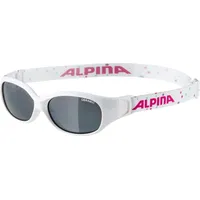 Alpina Sports Flexxy Kids white-dots gloss, One Size