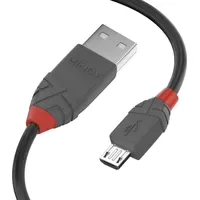 Lindy USB-Kabel USB 2.0 USB-A Stecker, USB-Micro-B Stecker 3.00m