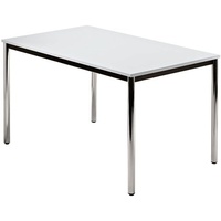 Hammerbacher Konferenztisch grau, chrom, 120,0 x 80,0 x 72,0
