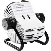 Durable Rollkartei Telindex 500 Karten Schwarz