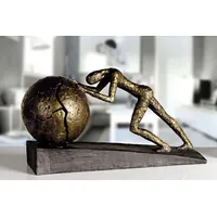 Casablanca by Gilde Skulptur Heavy Ball Bronzefarben
