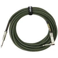 Ernie Ball Instrumentenkabel 5,49 m, Schwarz/Grün