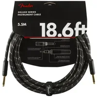 Fender Deluxe Series Cable Straight 5,5m Black Tweed