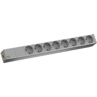 Bachmann Steckdosenleiste 2 m Grau 8 St.