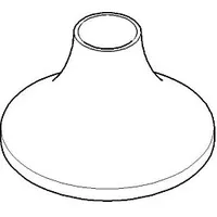 Dornbracht Rosette für Auslauf 092780011-99 092780011 D.60 x 37