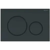 Geberit Sigma20 Betätigungsplatte schwarz/schwarz matt
