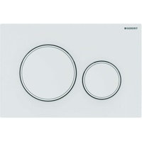 Geberit Sigma20 Betätigungsplatte weiß matt lackiert/easy-to-clean-beschichtet