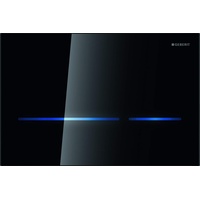 Geberit Sigma80 Betätigungsplatte 242618SG1 Glas, schwarz