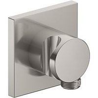 Keuco Ixmo Schlauchanschluss 59592070002 Edelstahl-finish, mit Brausehalter, eckig
