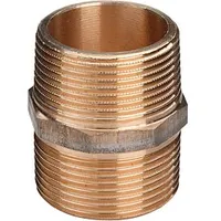 Viega Doppelnippel 3280 in R1 1/4 Rotguss