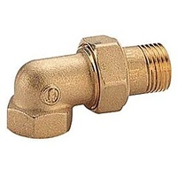 OPAL R19 Radiatorverschraubung R19Y005 Messing, 1", IG/AG, Eck