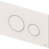 TECE loop WC-Betätigungsplatte Kunststoff für Zweimengentechnik, weiß