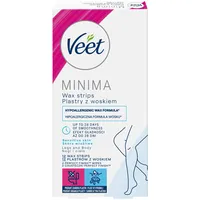 Veet Minima Easy-Gel Wax Strips Legs & Body 12